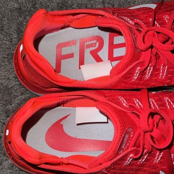 Nike Free Speed Red White Running Shoes 942836-600 Men's US Size 12 - Picture 5 of 6